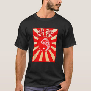 Yin Yang Bonsai-Baum in japanischer Zen-buddhistis T-Shirt