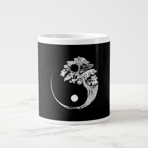 Yin Yang Bonsai Tree Japanischer Buddhist Zen Jumbo-Tasse