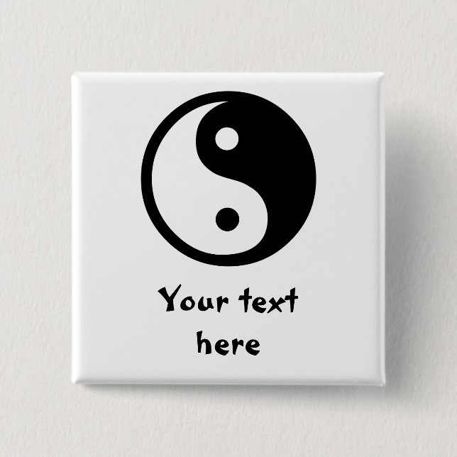 Yin Yang Button (Vorderseite)
