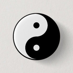 "YIN YANG " BUTTON