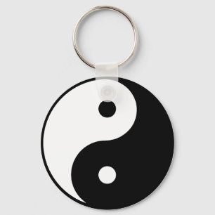 Yin Yang Button Schlüsselanhänger