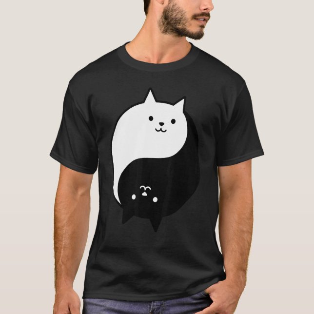 Yin Yang Cats  1 T-Shirt (Vorderseite)