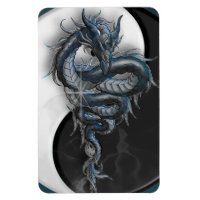 Yin Yang Chinese Dragon Premium Magnet