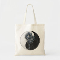 Yin Yang chinesische Drache-Taschen-Tasche