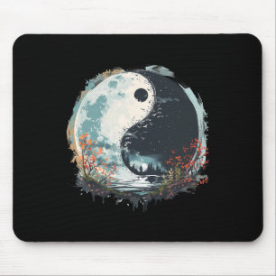 Yin Yang Chinesische Kultur Meditation Yoga Taoist Mousepad