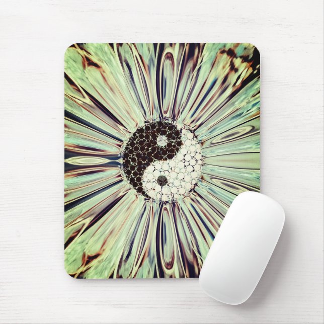 Yin Yang Color Splash Mousepad (Mit Mouse)