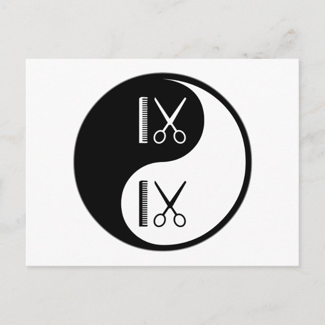 Yin Yang Cosmetology Postkarte (Vorderseite)