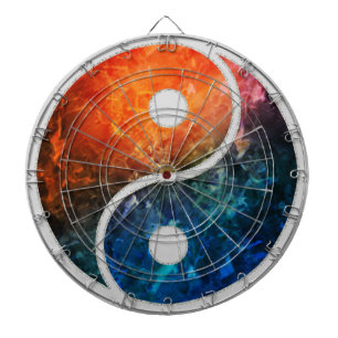 Yin Yang Dartscheibe