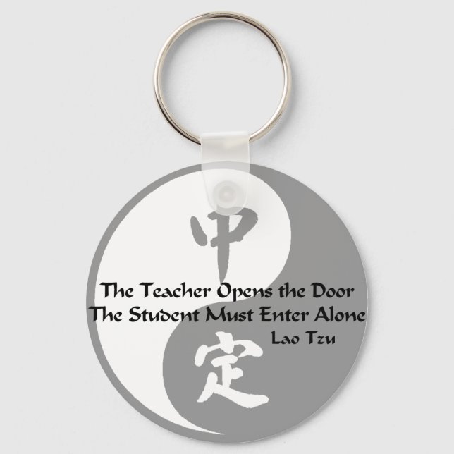 Yin Yang - Der Lehrer Schlüsselanhänger (Vorderseite)