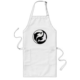 Yin Yang Dolphin Schürze
