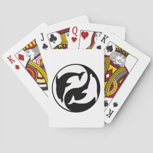 Yin Yang Dolphins Spielkarten