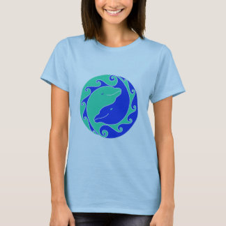 Yin-Yang Dolphins T - Shirt