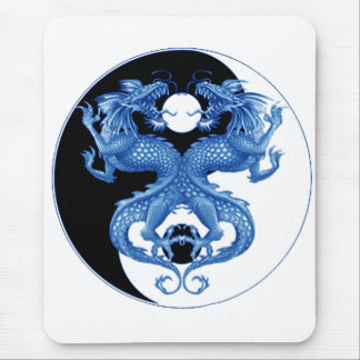 Yin Yang Drache 2 Mousepad