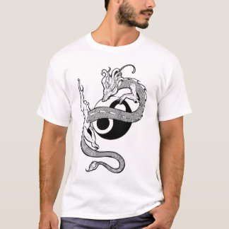 Yin-Yang Drache-T - Shirt