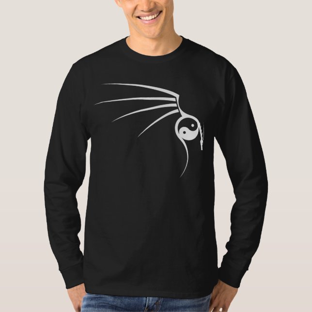 Yin Yang Drache T-Shirt (Vorderseite)