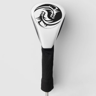 Yin-Yang-Drachen Golf Headcover