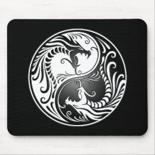 Yin Yang Drachen Mousepad