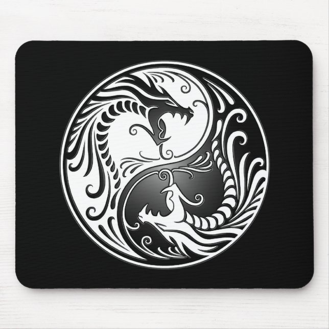 Yin Yang Drachen Mousepad (Vorne)