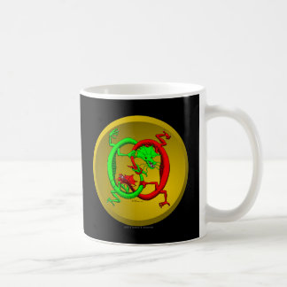 Yin Yang Drachen [x2] Kaffeetasse