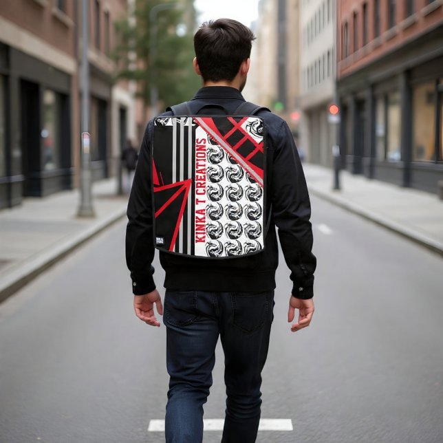 Yin Yang Dragon Rucksack (Von Creator hochgeladen)