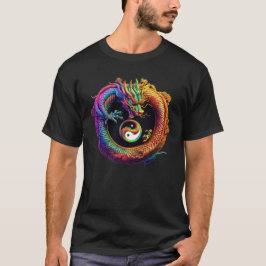 Yin Yang Dragon T - Shirt