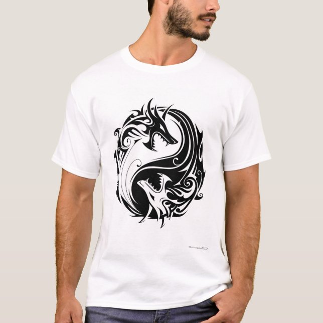 Yin Yang Dragon T - Shirt (Vorderseite)