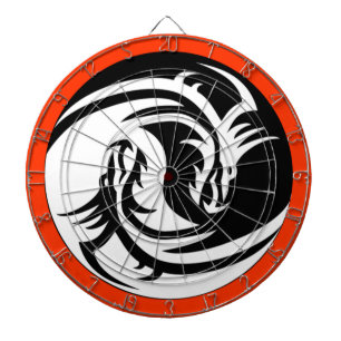 Yin Yang Dragons Dartscheibe