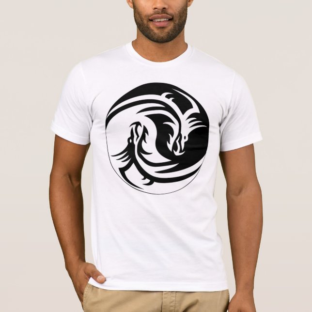 Yin Yang Dragons T-Shirt (Vorderseite)