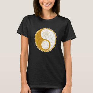 Yin Yang Dunkle Ästhetik Grunge Symbol Okkult Heid T-Shirt