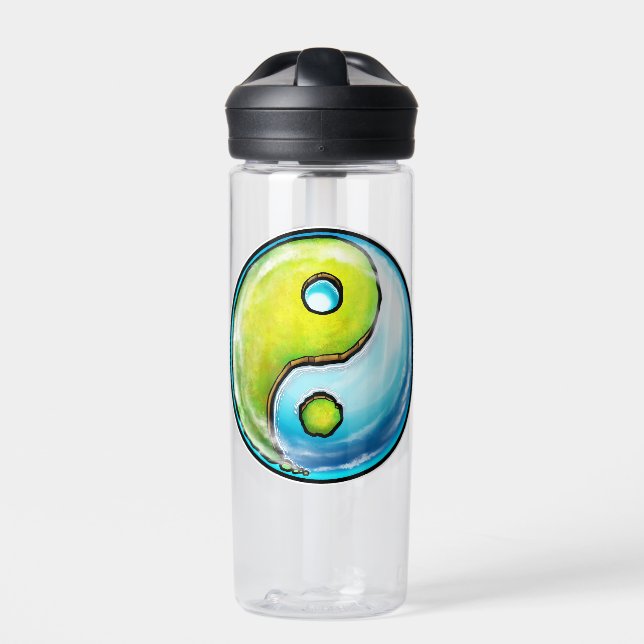 Yin-Yang Earth Trinkflasche (Vorderseite)