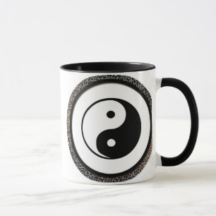 Yin Yang Emblem-Schale Tasse