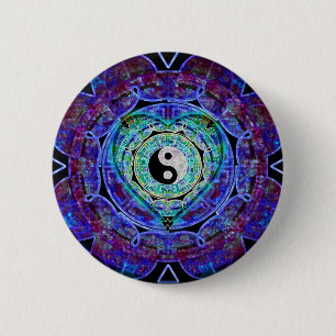 Yin Yang Energie-Fluss Button