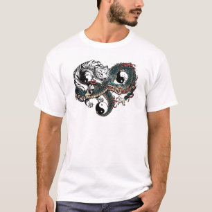 Yin Yang Entwurf T-Shirt