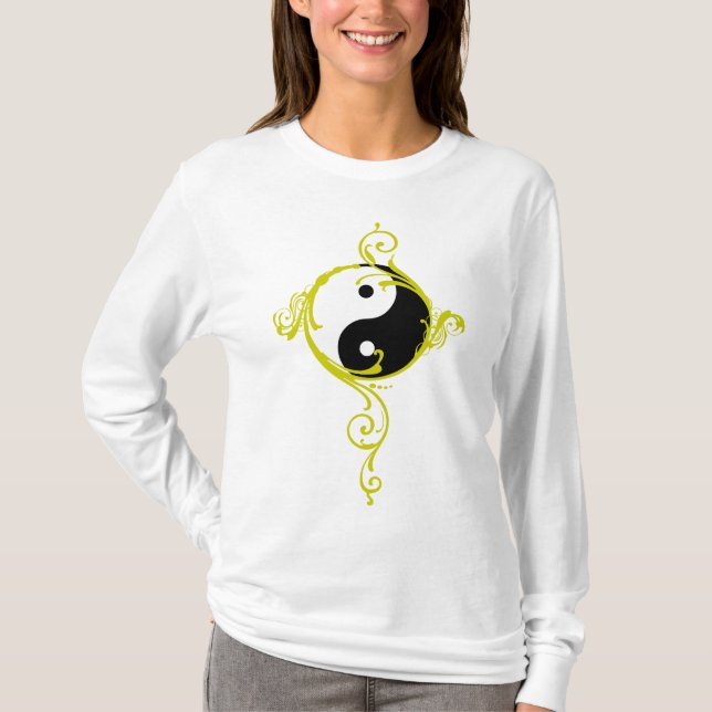 Yin Yang Entwurfs-T - Shirt (Vorderseite)