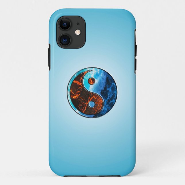 Yin Yang - Feuer und Wasser - iPhone/iPad-Gehäuse Case-Mate iPhone Hülle (Rückseite)