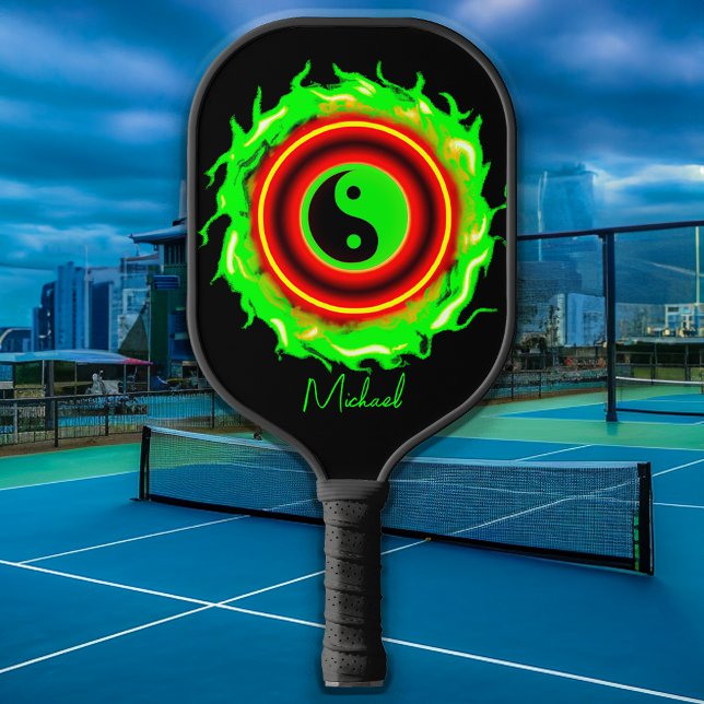 Yin Yang Fire Pickleball Schläger (Von Creator hochgeladen)
