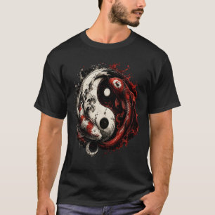 Yin Yang Fisch Balance Design T-Shirt