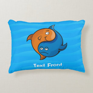 Yin Yang Fish Cartoon Dekokissen