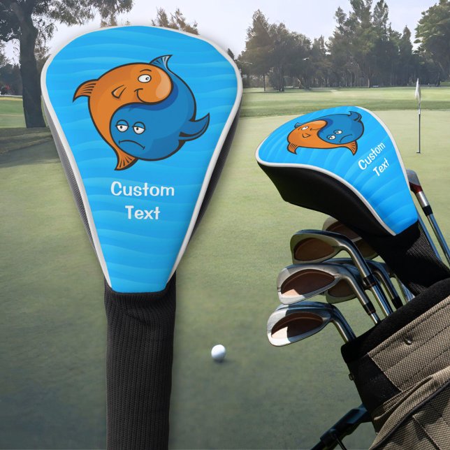 Yin Yang Fish Cartoon Golf Headcover (Von Creator hochgeladen)
