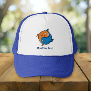 Yin Yang Fish Cartoon Truckerkappe