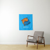 Yin Yang Fish Cartoon