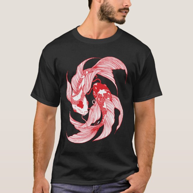 Yin Yang Fish T-Shirt (Vorderseite)