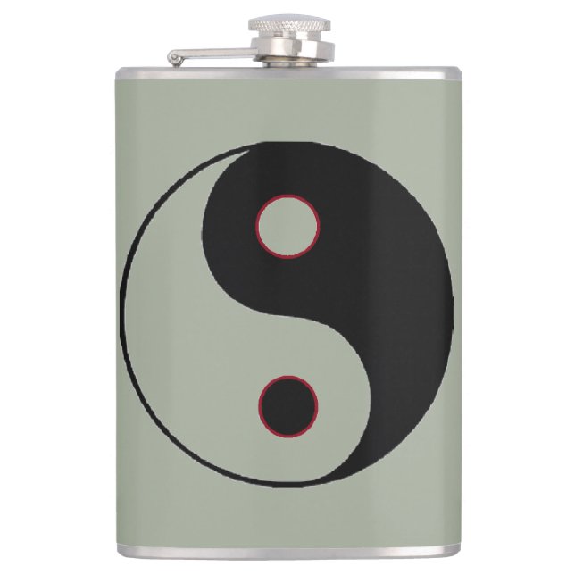 Yin Yang Flask Flachmann (Vorderseite)