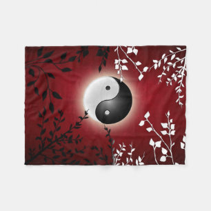 Yin Yang Fleece-Decke Fleecedecke