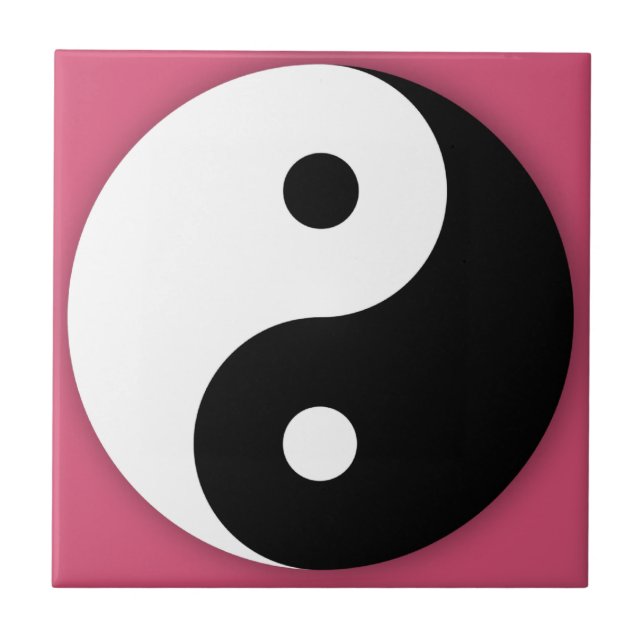 Yin Yang Fliese (Vorderseite)