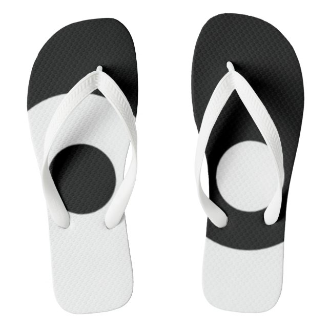 Yin Yang Flip Flops (Fußbett)