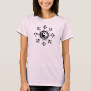Yin Yang Fraktal T-Shirt