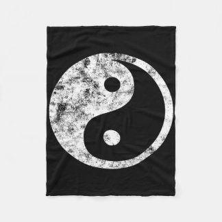 Yin Yang . Fun Yin-yang Symbol Yoga Tao Tee  Fleecedecke