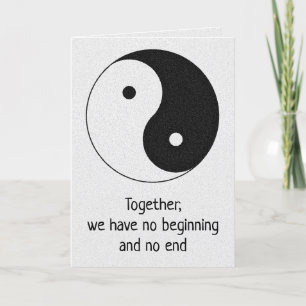 YIN YANG Geem Feiertagskarte
