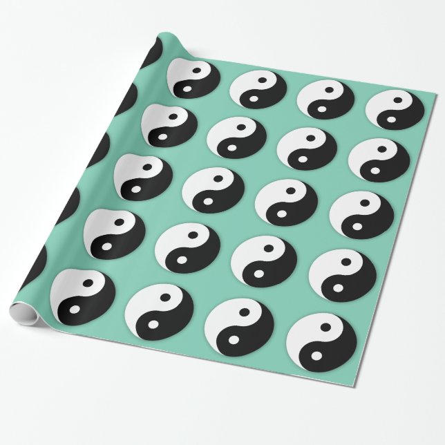 Yin Yang Geschenkpapier (Ungerollt)